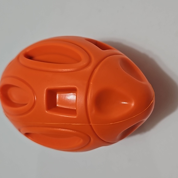 Dog Football Toy Orange Durable - Picture 8 of 10